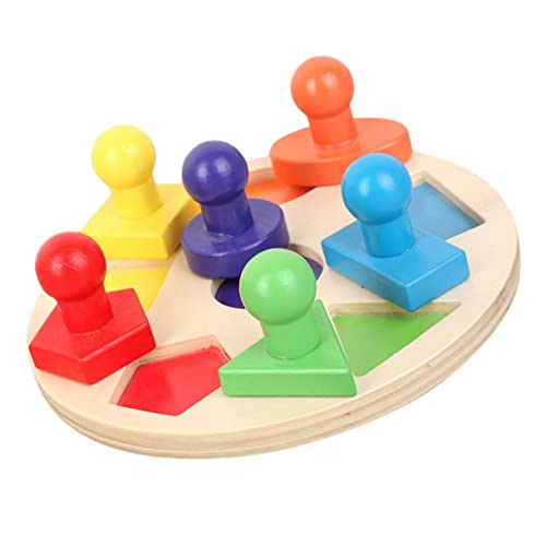 ibasenice 1Satz Geometrisches Holzspielzeug Für Lernspielzeug Zur Intelligenzentwicklung Mit Bunten Formen Fördert Hand Auge Koordination Und Farberkennung Für Kreatives ibasenice 1Satz Geometrisches Holzspielzeug Für Lernspielzeug Zur Intelligenzentwicklung Mit Bunten Formen Fördert Hand Auge Koordination Und Farberkennung Für Kreatives von ibasenice