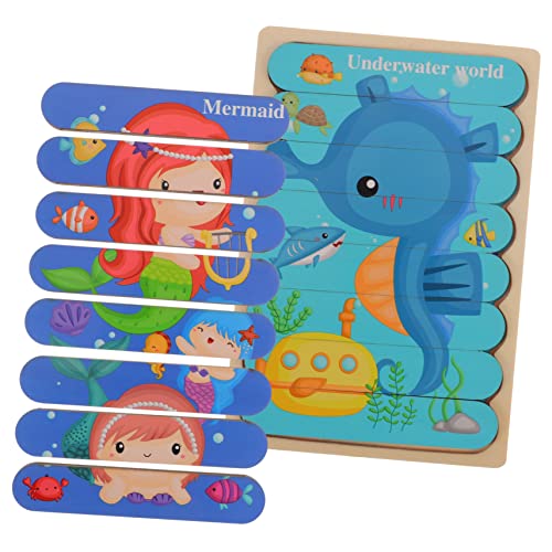 ibasenice 1Satz Holzpuzzle für Kleinkinder Kreatives Lernspielzeug aus Holz Doppelseitiges Cartoon Design Fördert und Kreativität für Ab Jahr für Eltern Spiele ibasenice 1Satz Holzpuzzle für Kleinkinder Kreatives Lernspielzeug aus Holz Doppelseitiges Cartoon Design Fördert und Kreativität für Ab Jahr für Eltern Spiele von ibasenice