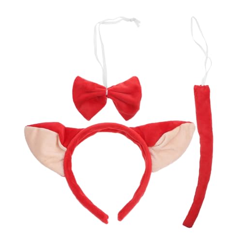 ibasenice 1Satz Kostümset für Cartoon Ohr Stirnband mit Fliege für Karneval Cosplay und Festlichkeiten Bequem und Leicht Perfektes Accessoire für Auftritte ibasenice 1Satz Kostümset für Cartoon Ohr Stirnband mit Fliege für Karneval Cosplay und Festlichkeiten Bequem und Leicht Perfektes Accessoire für Auftritte von ibasenice