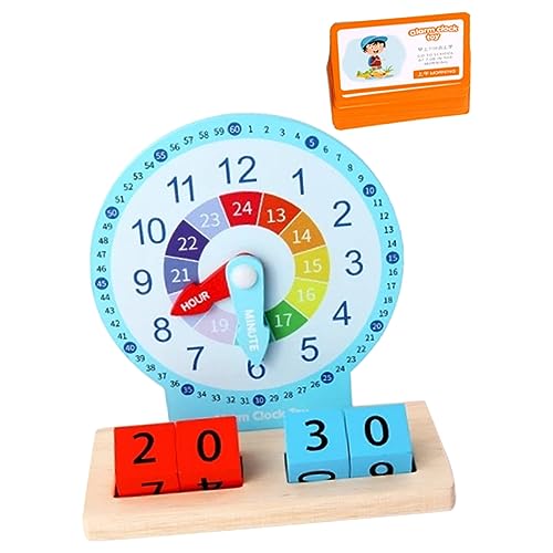 ibasenice 1Satz Kreatives Holz Uhrenspielzeug Für Lernuhr Zur Zeitverständnisförderung Zahlenuhr Für Vorschulkinder Und Grundschüler Pädagogisches Zur Frühkindlichen Entwicklung ibasenice 1Satz Kreatives Holz Uhrenspielzeug Für Lernuhr Zur Zeitverständnisförderung Zahlenuhr Für Vorschulkinder Und Grundschüler Pädagogisches Zur Frühkindlichen Entwicklung von ibasenice