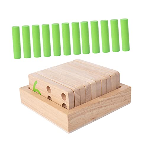ibasenice 1Satz Mathematik Lernspielzeug Aus Holz Für Kognitive Zahlenspiele Praktischen Fähigkeiten Und Visuellen Entwicklung Sicher Und Langlebig Für Jahre von ibasenice