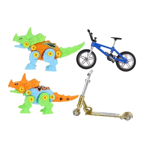 ibasenice 1Satz Mini Finger Fahrrad DIY Dinosaur Modell Für Finger Scooter Und Zubehör Für Kreative Bastelstunden Und Finger Sportspiele von ibasenice