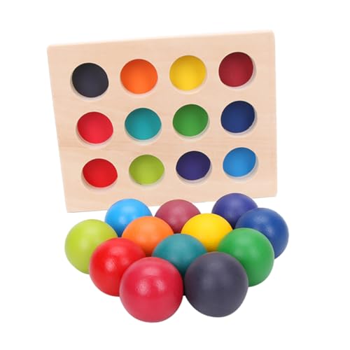 ibasenice 1Satz Montessori Regenbogen Sortierspielzeug Aus Holz Farben Farbpension Für Pädagogisches Lernspielzeug Zur Farbidentifikation Und Feinmotorik Für Kleinkinder Ab Jahr ibasenice 1Satz Montessori Regenbogen Sortierspielzeug Aus Holz Farben Farbpension Für Pädagogisches Lernspielzeug Zur Farbidentifikation Und Feinmotorik Für Kleinkinder Ab Jahr von ibasenice