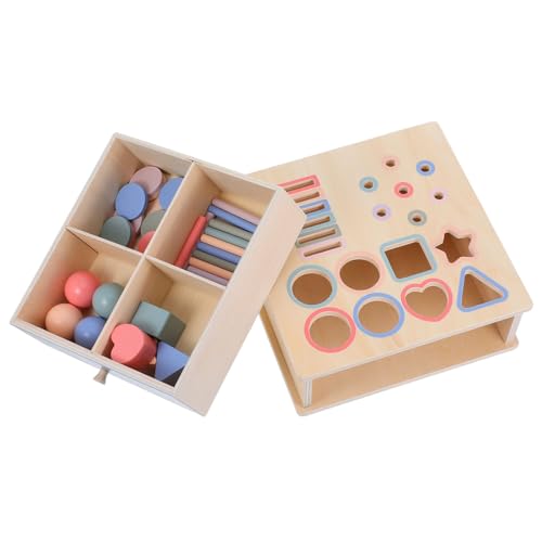ibasenice 1Satz Montessori aus Holz Formsortierer und Münzbox Kreatives Lernspielzeug für Kleinkinder Fördert Farberkennung und Formensortierung Pädagogisches für Jahre Alte ibasenice 1Satz Montessori aus Holz Formsortierer und Münzbox Kreatives Lernspielzeug für Kleinkinder Fördert Farberkennung und Formensortierung Pädagogisches für Jahre Alte von ibasenice