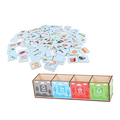 ibasenice 1Satz Müllsortierspielzeug für Lernspiel zur Müllklassifizierung Pädagogisches für Kreative Umweltbildung für Frühe Bildung und von ibasenice