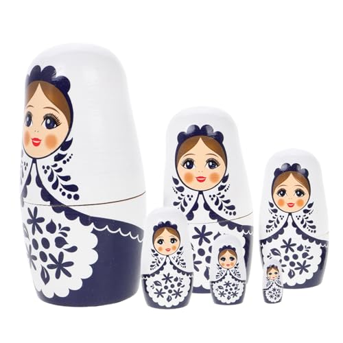ibasenice 1Satz Nistpuppen für Handbemalte Russische Puppen Teiliges Holzspielzeug für Jungen für Kreative Bastelstunden ibasenice 1Satz Nistpuppen für Handbemalte Russische Puppen Teiliges Holzspielzeug für Jungen für Kreative Bastelstunden von ibasenice