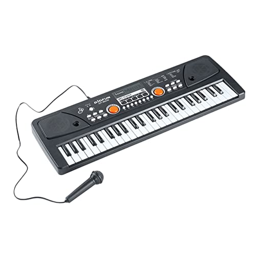 ibasenice 1Satz Tasten Piano Mit Mikrofon Multifunktionales Klavierspielzeug Für Musikliebhaber Zum Klavier Lernen Für Jungen Batterie ibasenice 1Satz Tasten Piano Mit Mikrofon Multifunktionales Klavierspielzeug Für Musikliebhaber Zum Klavier Lernen Für Jungen Batterie von ibasenice