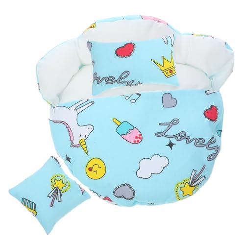 ibasenice 1Satz Teiliges Puppenschlafsack Wiederverwendbare Kompakte Schlafsack Für Puppen Für Puppenbetten Kissen Aus Hochwertigem von ibasenice