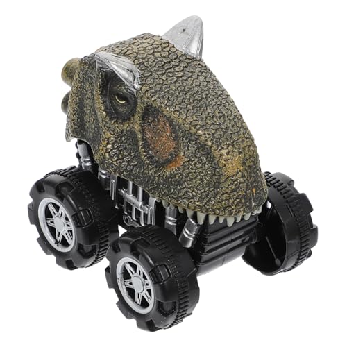 ibasenice 1Stk Auto zurückziehen Auto puppenwagen Lernspielzeug Educational Toys Spielzeugauto Trägheitsauto Trägheits-Dinosaurier- Plastik von ibasenice