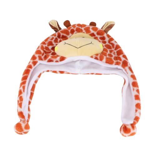 ibasenice 1Stk Cartoon Tier Hut Kinderkostüme Hut für Kinder Tiermütze für Kinder Wintermützen kinderkleidung kleidung kinder Plüsch-Performance-Requisite Wintermütze für Kinder Weiß von ibasenice