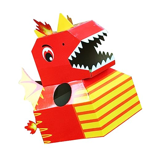 ibasenice 1Stk Dinosaurier-Kopf Dinosaurier-Karton Kleidung aus Kartonpapier dinosaurierkostüme für kinderkostüme Dinosaurier Karton verkleiden DIY Dinosaurier karton rot ibasenice 1Stk Dinosaurier-Kopf Dinosaurier-Karton Kleidung aus Kartonpapier dinosaurierkostüme für kinderkostüme Dinosaurier Karton verkleiden DIY Dinosaurier karton rot von ibasenice