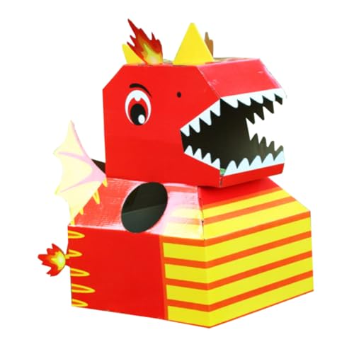 ibasenice 1Stk Dinosaurier-Kopf Schwimmbad dinosaurierkostüme für kinderkostüme Dinosaurier tragbarer Karton-Dinosaurier Montage tragbarer Karton Papier rot ibasenice 1Stk Dinosaurier-Kopf Schwimmbad dinosaurierkostüme für kinderkostüme Dinosaurier tragbarer Karton-Dinosaurier Montage tragbarer Karton Papier rot von ibasenice