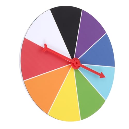 ibasenice 1Stk Lotteriemaschine Lotterie Fiar Pappspinner für Spiele großer für Spiele spielzeuge drehplatte wiederverwendbarer Drehteller Preisrad zum Aufhängen an der Wand von ibasenice