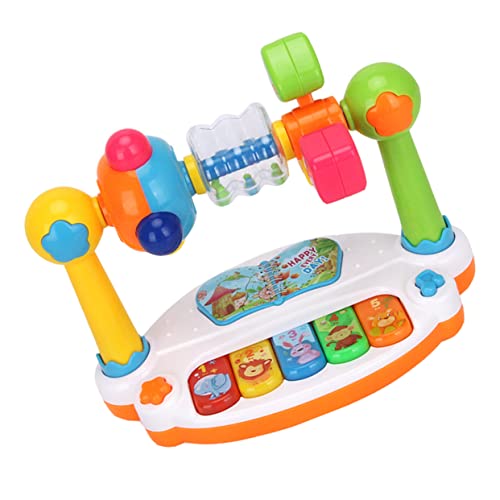 ibasenice Pädagogisches Musikalisches Klavierspielzeug Für Jungen Und Mädchen Baby-aktivitätswürfel Früherziehungsspielzeug Musikinstrument-Spielzeug Entzückendes Spielzeug Zufällige Farbe von ibasenice