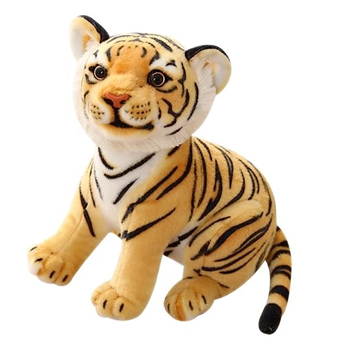 ibasenice 1Stk Plüschtier schickes Tigerpuppen- Puppendekor Tiere Miniaturfiguren deko Animal Figures Tigerspielzeug entzückende Tigerpuppe PP Baumwolle Yellow ibasenice 1Stk Plüschtier schickes Tigerpuppen- Puppendekor Tiere Miniaturfiguren deko Animal Figures Tigerspielzeug entzückende Tigerpuppe PP Baumwolle Yellow von ibasenice