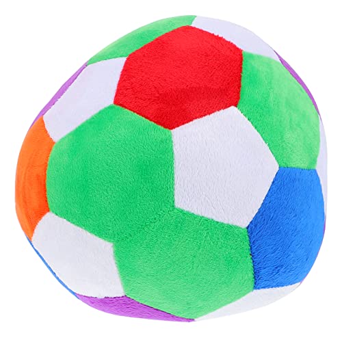 ibasenice 1Stk Simulation Fußball für kinderspielzeug Fussball Kuscheliger Fußball süße Tierschale Stiefel Figur Plüschpuppe lustiges Plüschtier Colorful von ibasenice