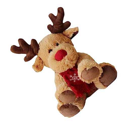 ibasenice Weihnachts Elch Puppe Niedliche REH Puppe Ornament Xmas REH Puppe Dekoration Kuscheltier Für Freunde von ibasenice