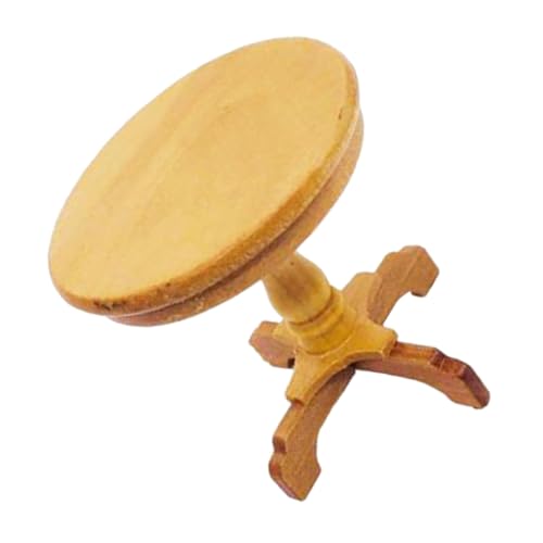 ibasenice Miniatur-rundtisch-Modell Holztisch-Ornament Für Mini- -simulationsmöbel Mini-rundschreibtisch Miniatur- ibasenice Miniatur-rundtisch-Modell Holztisch-Ornament Für Mini- -simulationsmöbel Mini-rundschreibtisch Miniatur- von ibasenice