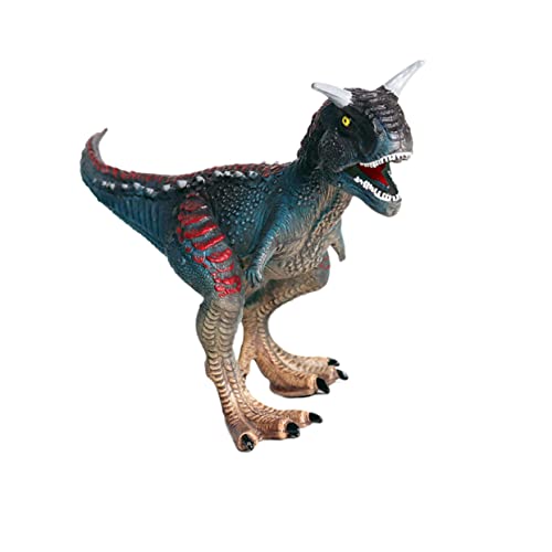 ibasenice Dinosaurier Spielzeug Kunststoff Ornamente für Kinder Lebendiges Carnotaurus Modell für Heimdekoration und Spielsets von ibasenice