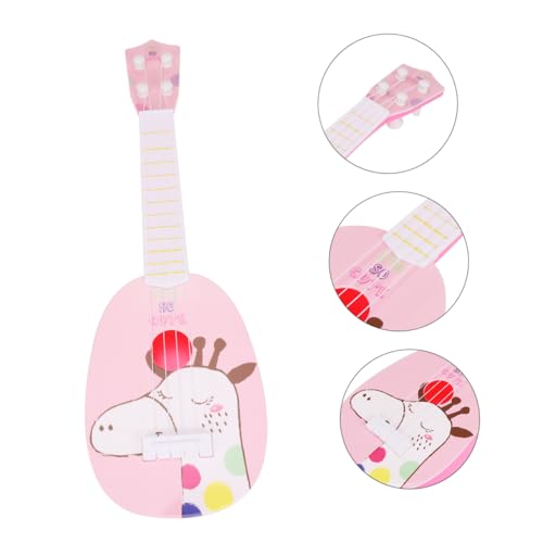 ibasenice 1Stück Saitige Kindergitarre Im Vintage Stil Leichtes Musikinstrument Für Jungen Und Fördert Fantasie Und Gehör Für Drinnen Und Draußen von ibasenice