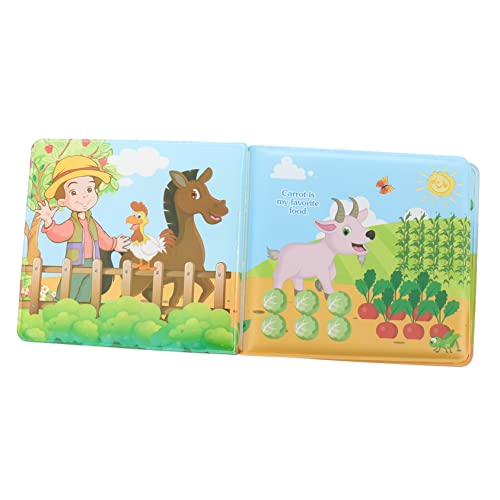 ibasenice 1Stück Wasserdichtes Badbuch Umweltfreundliches Babybadspielzeug Farbenfrohes Duschbuch für Frühkindliche Bildung Schimmelfrei für Junge Mädchen und Kleinkinder von ibasenice