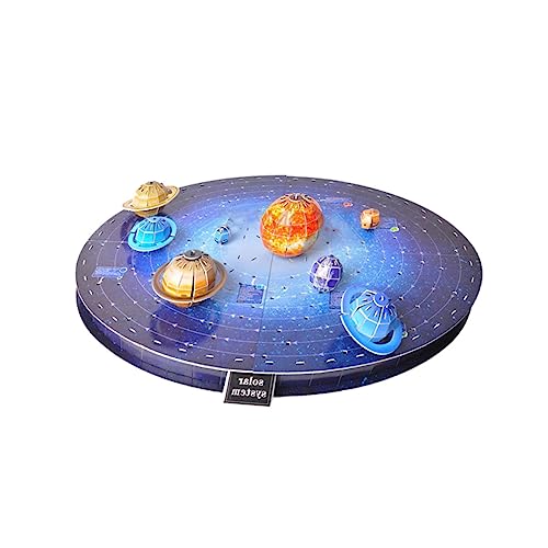 ibasenice 1satz Planetarium Puzzle Spielzeug Teiliges Für Solar System Mit Planetenmodellen Für Erwachsene Und Fördert Farberkennung Und Hand-Augen-koordination von ibasenice