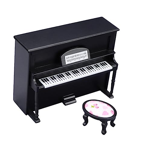 ibasenice 1satz Mini Haus Piano Mit Stuhl Mini Klavier Dekoration Für Für Kreative Szenen Hochwertige Holzmaterialien Und Langlebig ibasenice 1satz Mini Haus Piano Mit Stuhl Mini Klavier Dekoration Für Für Kreative Szenen Hochwertige Holzmaterialien Und Langlebig von ibasenice