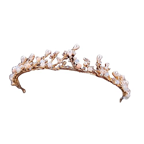 ibasenice 1stk Goldene Kinderkrone Perlen Tiara Mädchen Party-kopfschmuck-accessoire Exquisiter Kronenkopfschmuck Party Tiara Kopfschmuck Legierung ibasenice 1stk Goldene Kinderkrone Perlen Tiara Mädchen Party-kopfschmuck-accessoire Exquisiter Kronenkopfschmuck Party Tiara Kopfschmuck Legierung von ibasenice