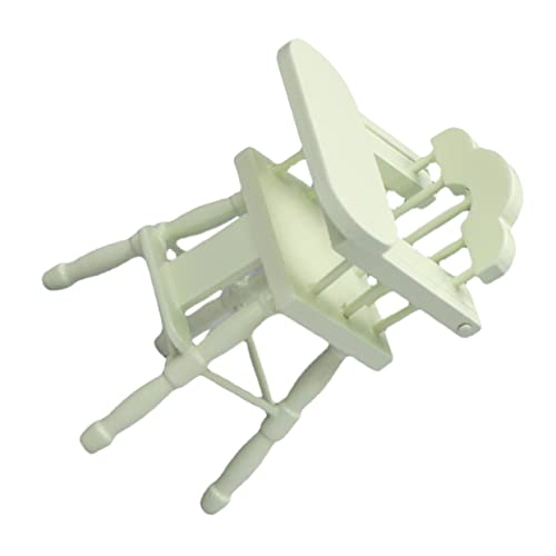 ibasenice 1stk Mini-esszimmerhocker Pädagogisches Simulationsstuhl Mini-hocker Lernspielzeug Für Kinderzimmer Mini-stuhlverzierung Kinderstuhl Holz von ibasenice