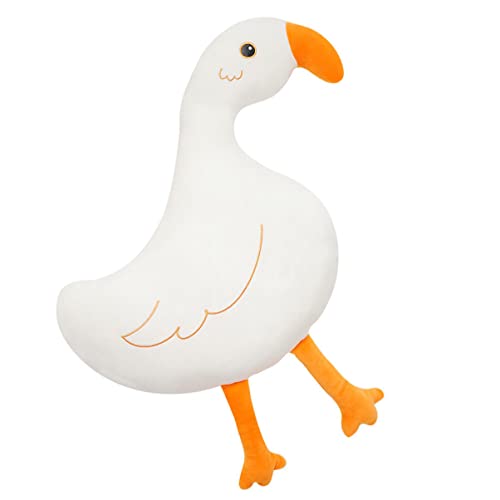 ibasenice 1stk Plüschpuppenkissen Wurfkissenverzierung Dekoratives Puppengeschenk Plüschpuppe Wurfkissen Haushaltspuppe Kissen in Tierform Sofa-verzierung Pp Baumwolle Weiß von ibasenice