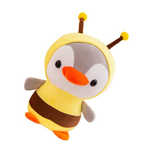 ibasenice 1stk Plüschtier Pinguin Kinderpuppe Pinguin-Puppe Stylisches Kinderspielzeug Pinguin Plüschpuppe Modische Heimtextilien Pinguin-schmuck Pinguin- Yellow Pp Baumwolle von ibasenice