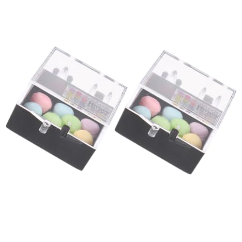 ibasenice 2 Boxen Dessert Mini Macaron Modell Kunststoff Miniatur Dessert Modell Miniatur Pretend Macaron ibasenice 2 Boxen Dessert Mini Macaron Modell Kunststoff Miniatur Dessert Modell Miniatur Pretend Macaron von ibasenice