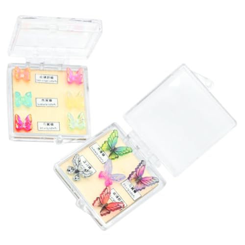 ibasenice 2 Boxen Puppenhaus-Exemplar Winzig Mini Klein Ornament Schmetterlinge Dekoration Schmetterlinge Schmuck Puppenhauszubehör Micro Landscape Decor Puppenhauslieferungen Plastik ibasenice 2 Boxen Puppenhaus-Exemplar Winzig Mini Klein Ornament Schmetterlinge Dekoration Schmetterlinge Schmuck Puppenhauszubehör Micro Landscape Decor Puppenhauslieferungen Plastik von ibasenice