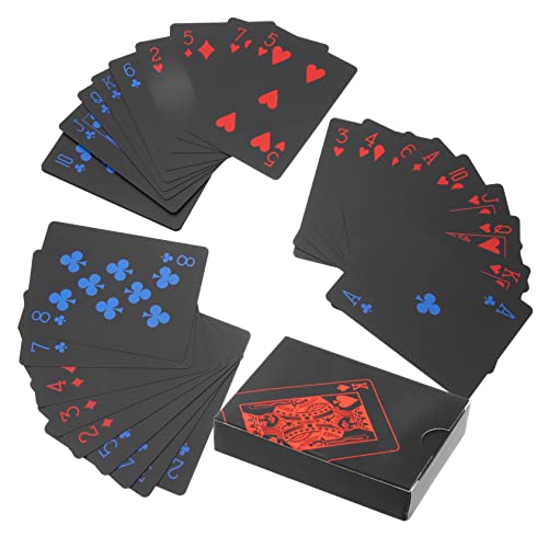 ibasenice Coole Rechteckige Karten Für Pokerspiele Für 2 Spieler Als Spielzeug Für Partys Zu Hause von ibasenice