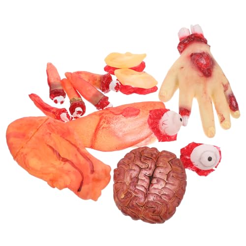 ibasenice Halloween Dekoration Körperteile Requisiten Für Gruselige Partys Und Veranstaltungen Für Halloween Spukhäuser Und Scherzartikel von ibasenice