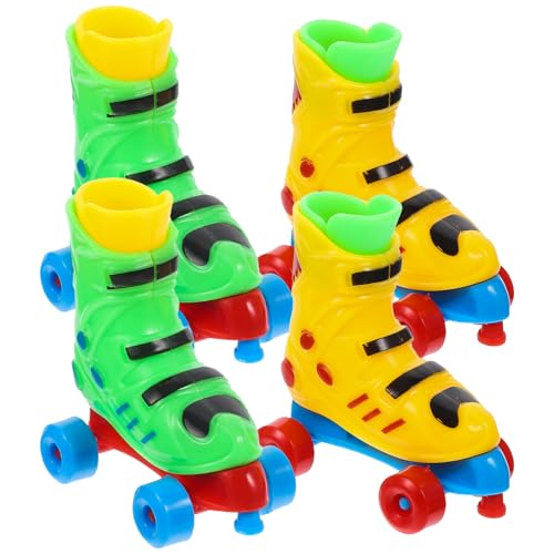 ibasenice Finger-Skate-Spielzeug 2 Sets Kompaktes Desktop-Spielzeug Sportspielzeug Für Jungen Und Mädchen Zufällige Farbe von ibasenice