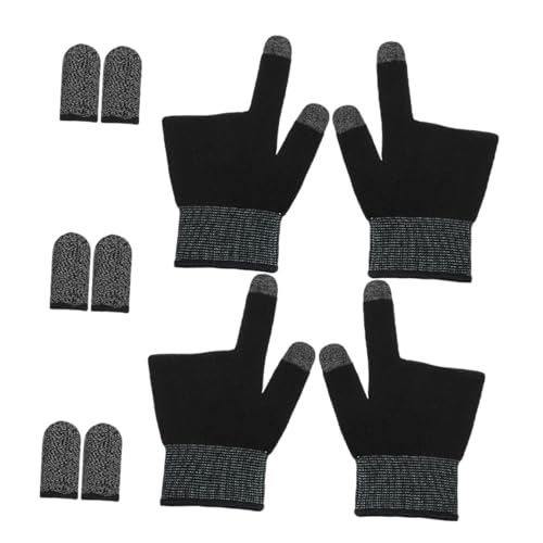ibasenice 2 Paar Spiel Handschuhe Kleidung Broschen Horn-Lesezeichen Mobile Gaming Zubehör für Spiele rutschfeste Fingerabdeckung für Telefonspiele Modell-Gaming-Fingerhülsen ibasenice 2 Paar Spiel Handschuhe Kleidung Broschen Horn-Lesezeichen Mobile Gaming Zubehör für Spiele rutschfeste Fingerabdeckung für Telefonspiele Modell-Gaming-Fingerhülsen von ibasenice