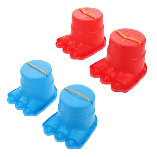 ibasenice 2 Paare Kinderstelzen Sensorisches Training für Fördert Geschicklichkeit und Balance für Outdoor Aktivitäten und Spielplatzspaß Zufällige Farbe von ibasenice
