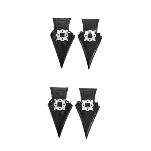 ibasenice 2 Paare Kompakte Clownschuhe Cosplay Kostüm Requisiten Austauschbar Detailreich Verarbeitet für Karneval Maskerade Anime und Bühnenauftritte Auffälliges Design für Festivalevents von ibasenice