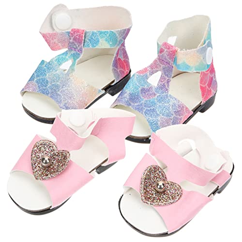 ibasenice 2 Paare Mini Puppenschuhe Elegante Sommerschuhe für Puppen Handgefertigte Kleine Schuhe Dekorative Accessoires für Puppenhaus für DIY Bastelprojekte und Puppenliebhaber ibasenice 2 Paare Mini Puppenschuhe Elegante Sommerschuhe für Puppen Handgefertigte Kleine Schuhe Dekorative Accessoires für Puppenhaus für DIY Bastelprojekte und Puppenliebhaber von ibasenice