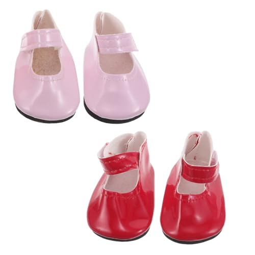 ibasenice 2 Paare Puppenschuhe Mini Faux Leder Flache Ankleideschuhe Realistisches Design Für Puppen Zubehör Kleidungsset ibasenice 2 Paare Puppenschuhe Mini Faux Leder Flache Ankleideschuhe Realistisches Design Für Puppen Zubehör Kleidungsset von ibasenice