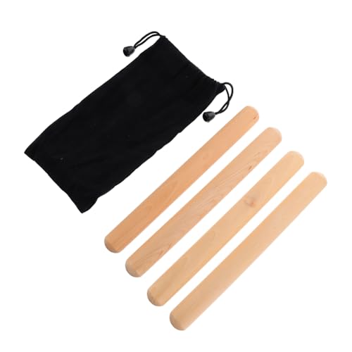 ibasenice 2 Paare Rhythmusstäbe aus Natürlichem Hartholz mit Tragetasche Klassische Holz Claves für Anfänger Langlebige Percussion Instrumente für Schule Heim und Camp ibasenice 2 Paare Rhythmusstäbe aus Natürlichem Hartholz mit Tragetasche Klassische Holz Claves für Anfänger Langlebige Percussion Instrumente für Schule Heim und Camp von ibasenice