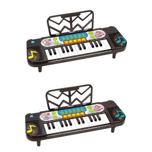 ibasenice 2 STK Frühpädagogisches Klavier Kidcraft-spielset Klavier Für Anfänger Spielzeuge Tastenklavier Musik Spielzeugklavier Kind von ibasenice