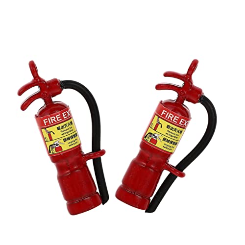 ibasenice Puppenhaus-Dekoration Feuerlöscher-Modell Maßstab 1:12 Mini-feuerlöscher Metall-hängeornament Für Jungen Und Mädchen Zum Spielen von ibasenice