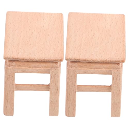ibasenice Puppenbank-Set Miniatur-hocker Für Puppenhaus Mini-Bank Aus Holz Für Heimdekoration Miniatur-möbelzubehör ibasenice Puppenbank-Set Miniatur-hocker Für Puppenhaus Mini-Bank Aus Holz Für Heimdekoration Miniatur-möbelzubehör von ibasenice