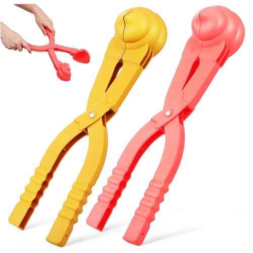 ibasenice Schneemacher Für Jungen Und Mädchen 2-teilig Mit Griff Schneeformspielzeug Schnee Für Zufällige Farben von ibasenice