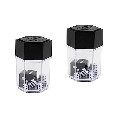 ibasenice 2 STK Tricks Gastgeschenke Furzbomben Magnetz?hler Seil Dreidel. Die Dreidel- Firma Kit Daumen Beleuchten Beladene Würfel Trickwürfel Spielzeuge Einfach Kind Würfeln von ibasenice