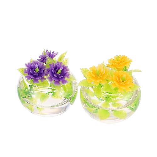 ibasenice 2 STK. Mikro-Landschafts-Topfpflanzen bastelset basteln für kindertagsgeschenke Micro Plants bastelzeug Puppenhaus-Hydrokultur-Ornament Mini-Topfblumen schmücken Glas ibasenice 2 STK. Mikro-Landschafts-Topfpflanzen bastelset basteln für kindertagsgeschenke Micro Plants bastelzeug Puppenhaus-Hydrokultur-Ornament Mini-Topfblumen schmücken Glas von ibasenice