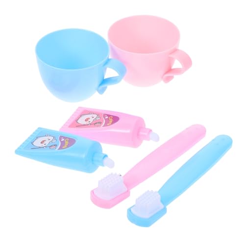 ibasenice Miniatur-Set Für Spielzeug-babypuppen – 2 Sets Mit Mini-Pinsel Und -Paste Für Puppenwagen-zubehör ibasenice Miniatur-Set Für Spielzeug-babypuppen – 2 Sets Mit Mini-Pinsel Und -Paste Für Puppenwagen-zubehör von ibasenice