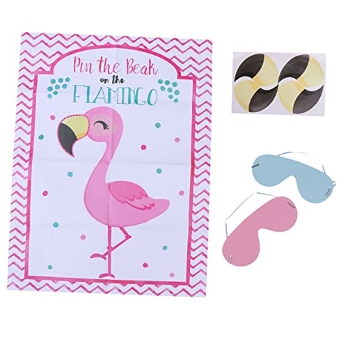 ibasenice 2 Sätze Flamingo Aufkleber für Teiliges mit Spielposter Pin The Beak und Augenmaske für Geburtstagsfeiern und Kinderpartys Dekorative Wandkunst für Flamingo Themenpartys ibasenice 2 Sätze Flamingo Aufkleber für Teiliges mit Spielposter Pin The Beak und Augenmaske für Geburtstagsfeiern und Kinderpartys Dekorative Wandkunst für Flamingo Themenpartys von ibasenice